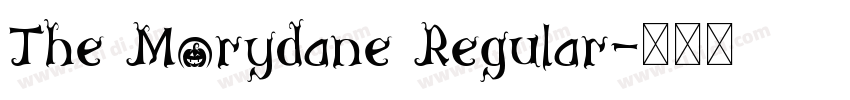 The Morydane Regular字体转换